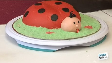 Decoration D Un Gateau En Forme De Coccinelle Minutefacile Com